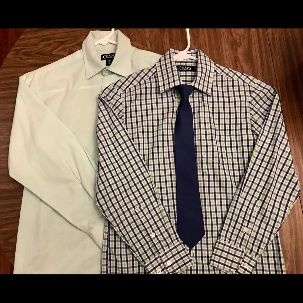 Chaps button downs with tie